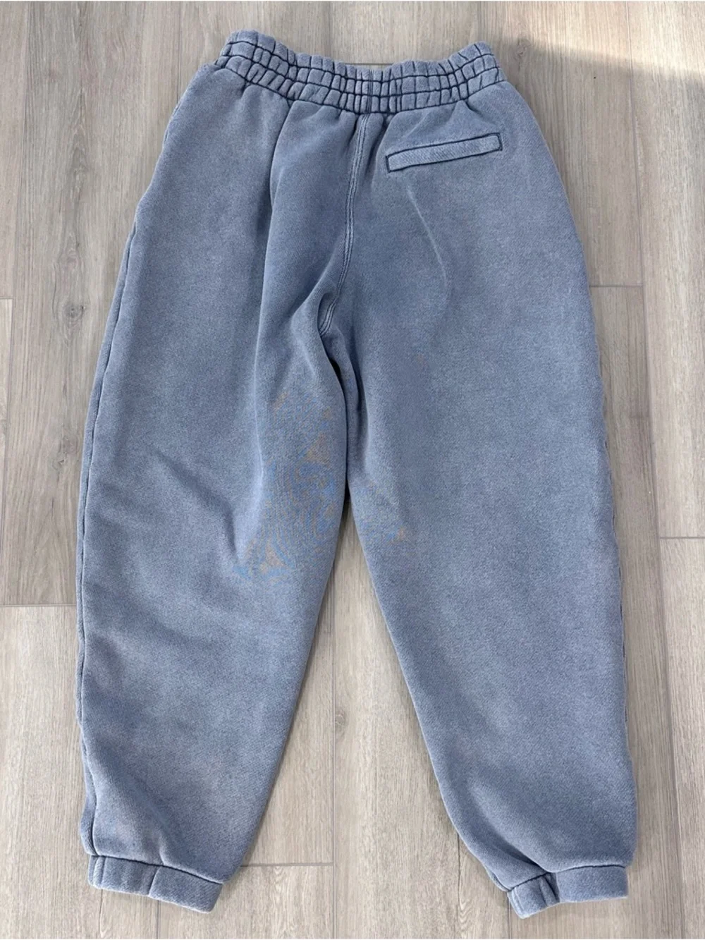 Alexander Wang essential classic sweatpants in acid fog grey small